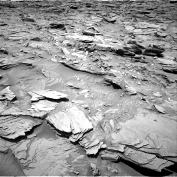 Nasa's Mars rover Curiosity acquired this image using its Right Navigation Camera on Sol 1346, at drive 1292, site number 54