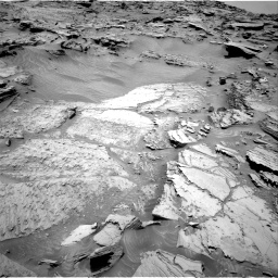 Nasa's Mars rover Curiosity acquired this image using its Right Navigation Camera on Sol 1346, at drive 1316, site number 54