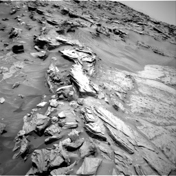 Nasa's Mars rover Curiosity acquired this image using its Right Navigation Camera on Sol 1346, at drive 1346, site number 54