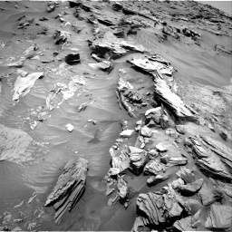 Nasa's Mars rover Curiosity acquired this image using its Right Navigation Camera on Sol 1346, at drive 1352, site number 54