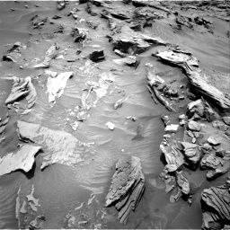 Nasa's Mars rover Curiosity acquired this image using its Right Navigation Camera on Sol 1346, at drive 1358, site number 54