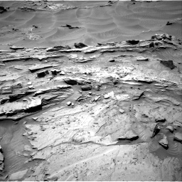 Nasa's Mars rover Curiosity acquired this image using its Right Navigation Camera on Sol 1346, at drive 1406, site number 54
