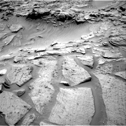 Nasa's Mars rover Curiosity acquired this image using its Right Navigation Camera on Sol 1346, at drive 1454, site number 54