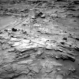 Nasa's Mars rover Curiosity acquired this image using its Right Navigation Camera on Sol 1346, at drive 1484, site number 54