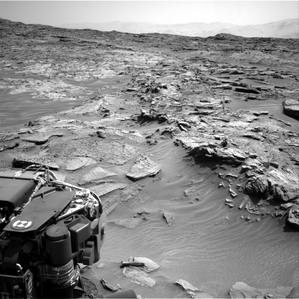 Nasa's Mars rover Curiosity acquired this image using its Right Navigation Camera on Sol 1346, at drive 1490, site number 54