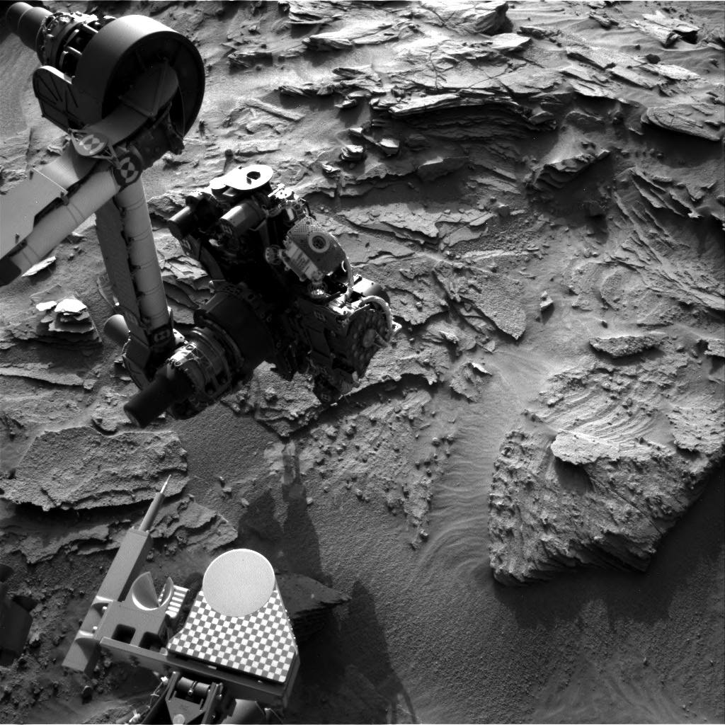 Nasa's Mars rover Curiosity acquired this image using its Right Navigation Camera on Sol 1348, at drive 1490, site number 54