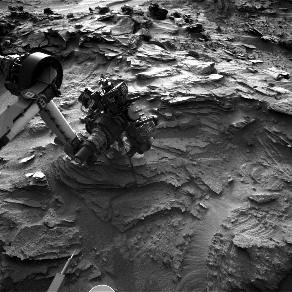 Nasa's Mars rover Curiosity acquired this image using its Right Navigation Camera on Sol 1348, at drive 1490, site number 54
