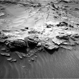 Nasa's Mars rover Curiosity acquired this image using its Left Navigation Camera on Sol 1349, at drive 1544, site number 54