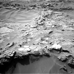 Nasa's Mars rover Curiosity acquired this image using its Left Navigation Camera on Sol 1349, at drive 1580, site number 54