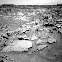 Nasa's Mars rover Curiosity acquired this image using its Right Navigation Camera on Sol 1349, at drive 1496, site number 54