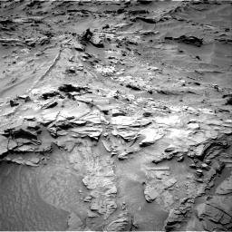 Nasa's Mars rover Curiosity acquired this image using its Right Navigation Camera on Sol 1349, at drive 1538, site number 54