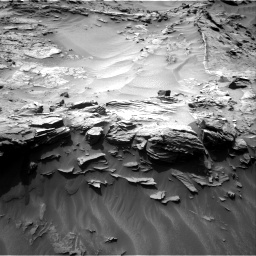 Nasa's Mars rover Curiosity acquired this image using its Right Navigation Camera on Sol 1349, at drive 1556, site number 54