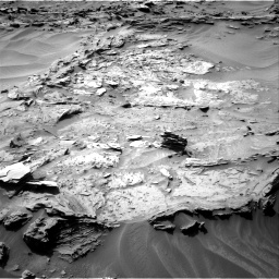 Nasa's Mars rover Curiosity acquired this image using its Right Navigation Camera on Sol 1349, at drive 1574, site number 54