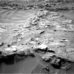 Nasa's Mars rover Curiosity acquired this image using its Right Navigation Camera on Sol 1349, at drive 1580, site number 54