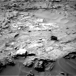 Nasa's Mars rover Curiosity acquired this image using its Right Navigation Camera on Sol 1349, at drive 1592, site number 54