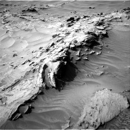 Nasa's Mars rover Curiosity acquired this image using its Right Navigation Camera on Sol 1349, at drive 1604, site number 54