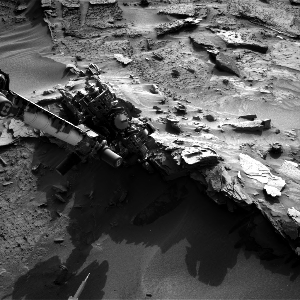 Nasa's Mars rover Curiosity acquired this image using its Right Navigation Camera on Sol 1351, at drive 1610, site number 54
