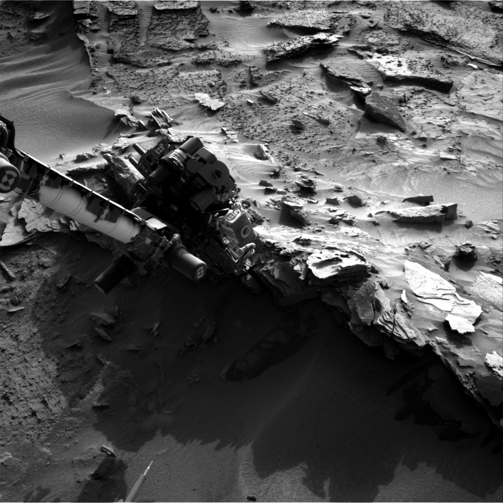 Nasa's Mars rover Curiosity acquired this image using its Right Navigation Camera on Sol 1351, at drive 1610, site number 54