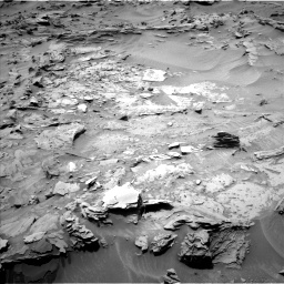Nasa's Mars rover Curiosity acquired this image using its Left Navigation Camera on Sol 1352, at drive 1628, site number 54