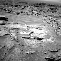 Nasa's Mars rover Curiosity acquired this image using its Left Navigation Camera on Sol 1352, at drive 1658, site number 54