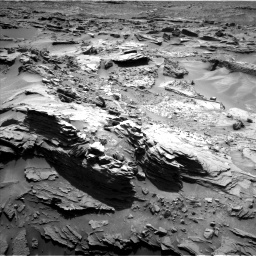 Nasa's Mars rover Curiosity acquired this image using its Left Navigation Camera on Sol 1352, at drive 1694, site number 54