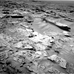 Nasa's Mars rover Curiosity acquired this image using its Left Navigation Camera on Sol 1352, at drive 1706, site number 54