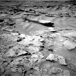 Nasa's Mars rover Curiosity acquired this image using its Left Navigation Camera on Sol 1352, at drive 1754, site number 54