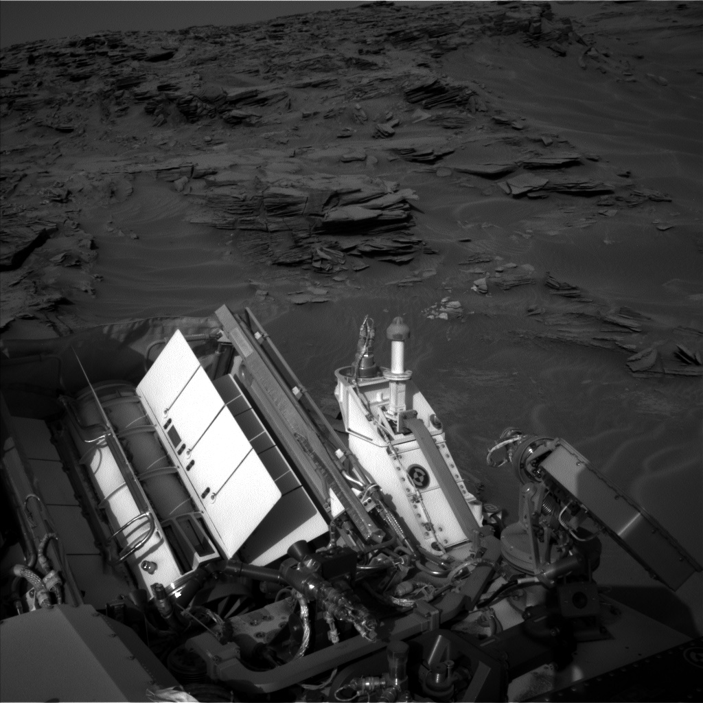 Nasa's Mars rover Curiosity acquired this image using its Left Navigation Camera on Sol 1352, at drive 1778, site number 54