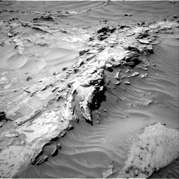 Nasa's Mars rover Curiosity acquired this image using its Right Navigation Camera on Sol 1352, at drive 1610, site number 54