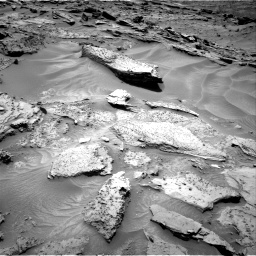 Nasa's Mars rover Curiosity acquired this image using its Right Navigation Camera on Sol 1352, at drive 1718, site number 54