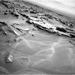 Nasa's Mars rover Curiosity acquired this image using its Left Navigation Camera on Sol 1353, at drive 1790, site number 54