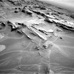 Nasa's Mars rover Curiosity acquired this image using its Left Navigation Camera on Sol 1353, at drive 1802, site number 54