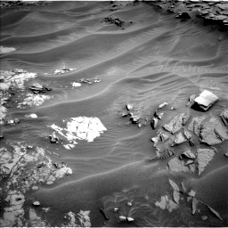 Nasa's Mars rover Curiosity acquired this image using its Left Navigation Camera on Sol 1353, at drive 1874, site number 54
