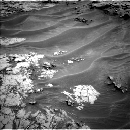 Nasa's Mars rover Curiosity acquired this image using its Left Navigation Camera on Sol 1353, at drive 1880, site number 54