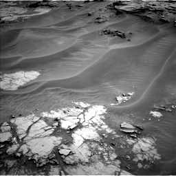 Nasa's Mars rover Curiosity acquired this image using its Left Navigation Camera on Sol 1353, at drive 1904, site number 54
