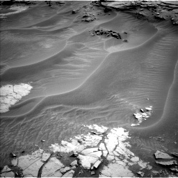 Nasa's Mars rover Curiosity acquired this image using its Left Navigation Camera on Sol 1353, at drive 1916, site number 54