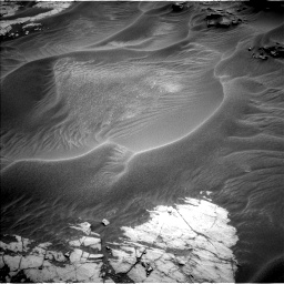 Nasa's Mars rover Curiosity acquired this image using its Left Navigation Camera on Sol 1353, at drive 1934, site number 54