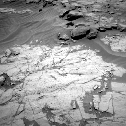 Nasa's Mars rover Curiosity acquired this image using its Left Navigation Camera on Sol 1353, at drive 2012, site number 54