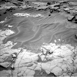 Nasa's Mars rover Curiosity acquired this image using its Left Navigation Camera on Sol 1353, at drive 2024, site number 54