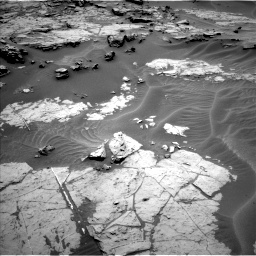 Nasa's Mars rover Curiosity acquired this image using its Left Navigation Camera on Sol 1353, at drive 2042, site number 54