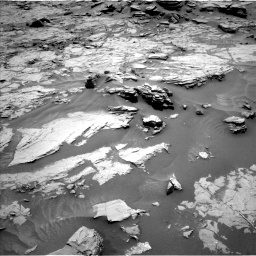 Nasa's Mars rover Curiosity acquired this image using its Left Navigation Camera on Sol 1353, at drive 2060, site number 54