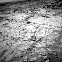 Nasa's Mars rover Curiosity acquired this image using its Left Navigation Camera on Sol 1353, at drive 2102, site number 54