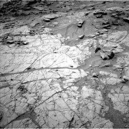 Nasa's Mars rover Curiosity acquired this image using its Left Navigation Camera on Sol 1353, at drive 2132, site number 54