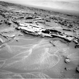 Nasa's Mars rover Curiosity acquired this image using its Right Navigation Camera on Sol 1353, at drive 1784, site number 54