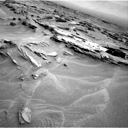 Nasa's Mars rover Curiosity acquired this image using its Right Navigation Camera on Sol 1353, at drive 1796, site number 54