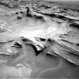 Nasa's Mars rover Curiosity acquired this image using its Right Navigation Camera on Sol 1353, at drive 1826, site number 54
