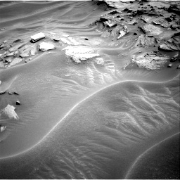 Nasa's Mars rover Curiosity acquired this image using its Right Navigation Camera on Sol 1353, at drive 1856, site number 54