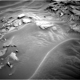 Nasa's Mars rover Curiosity acquired this image using its Right Navigation Camera on Sol 1353, at drive 1862, site number 54