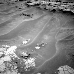Nasa's Mars rover Curiosity acquired this image using its Right Navigation Camera on Sol 1353, at drive 1910, site number 54
