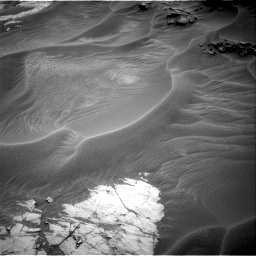 Nasa's Mars rover Curiosity acquired this image using its Right Navigation Camera on Sol 1353, at drive 1934, site number 54